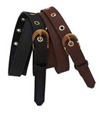 Women Large Size Belts Plus Size Oversize Extralarge Denim Material Jeans Fabric Combo Black And Brown,Slim Skinny