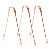 Varneya Tongue Scraper Pack Of 3 | Copper & Stainless Steel | Removes Bacteria & Tongue Coating