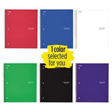 Five Star Spiral Notebook, 1 Subject, Wide Ruled Paper, 100 Sheets, 10-1/2 x 8, Color Selected for You (05200)