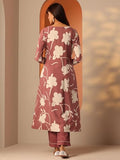 Libas Women'S Rayon Kurta Set (400826Xl_Brown