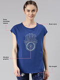 Enamor Women'S Slim T-Shirt (E131_Robin Universe Graphic Xl)