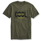 Adro Just Be Cool Design Printed T-Shirts For Men & Women (Rnr-S35-Jba-Ol_Olive_M)