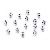 240pcs Opaque Acrylic Letter Z Cube Beads White Plastic Alphabet Loose Spacer Square Beads 4-5mm for DIY Name Bracelet Necklace 