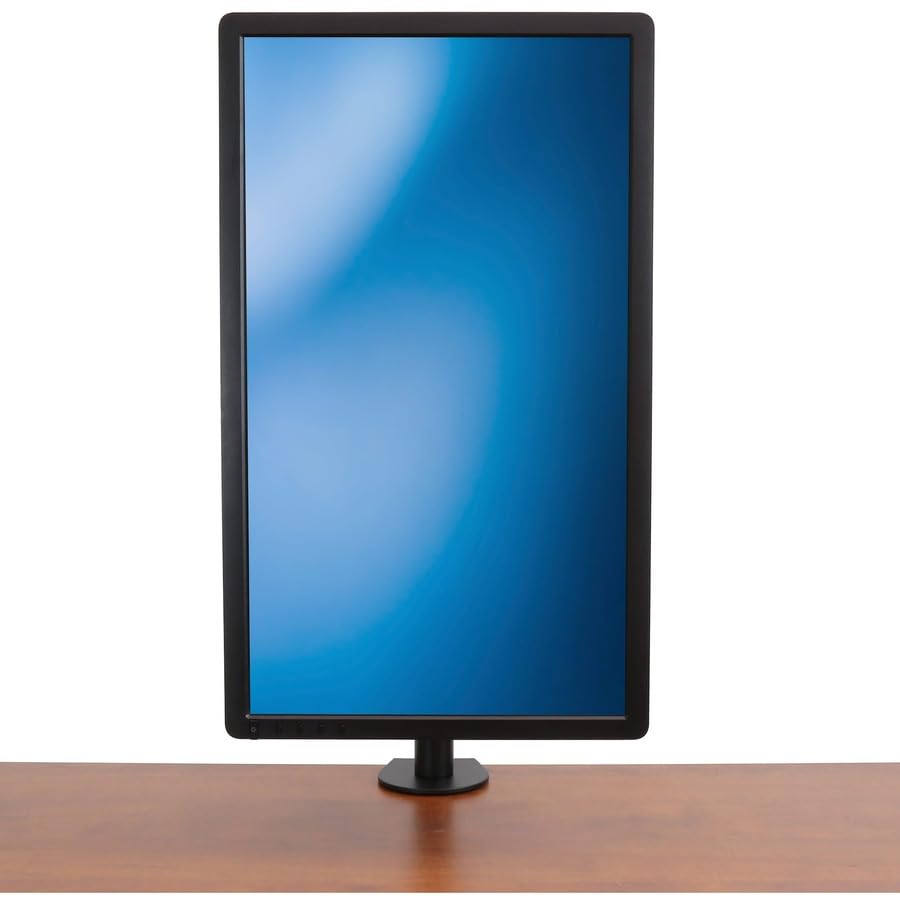 StarTech.com Desk Mount Monitor Arm for up to 34 VESA Compatible Displays - Articulating Pole Mount Single Monitor Arm - Ergon