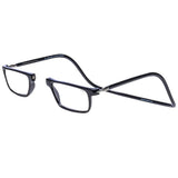 Clic Magnetic Reading Glasses for Men or Women, Computer Readers, Executive (M-XL, Black, 3.00 Magnification)