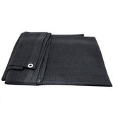 Shade Net Shade Tarp Construction Fence Tarp Dust and Wind Tarp Canopy Shade Panel Koi Pond Screen 10x10 Black (MultiPurpose 