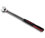 Tapha Tools Adjustable Digital Torque Wrench 7.4 - 147.5 ft-lbs (10 - 200 N-m) Torque Range, 10 - 41 mm Adjustable Jaw, LED and 