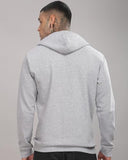Adro Men'S Cotton Neck Hooded Sweatshirt (H24-Bost-Gr-M_Grey)