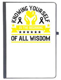 Udnag Ruled Notebook Diary Awareness | Knowing Yourself Is The Beginning Of All Wisdom, [A5 80Pages 80Gsm]