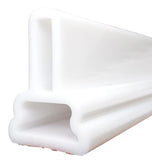 67Inch Collapsible Threshold Water Dam 1.5 high Walkin Shower Guard To Keep Water In Shower Stall Water Barrier Silicone For Dry