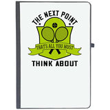Udnag Ruled Notebook Diary Tennis | The Next Point ThatS All You Must Think About, [A5 80Pages 80Gsm]