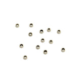 ARRICRAFT 1000pcs 2x1mm Stainless Steel Crimp Beads Rondelle Round Loose Beads Jewelry Making Findings for Bracelet Necklace