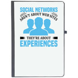 Udnag Ruled Notebook Diary Television | Social Networks Experiences, [A5 80Pages 80Gsm]
