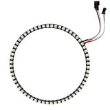 WESIRI 60 LEDs WS2812B 5050 RGB LED Ring Lamp Light Individually Addressable Full Dream Color DC5V with Mini Controller