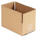 FixedDepth Shipping Boxes, Regular Slotted Container (RSC), 10 X 6 X 4, Brown Kraft, 25/Bundle