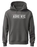 Adro Men'S Cotton Neck Hooded Sweatshirt (H24-Adro-Sg_Steel Grey,Steel GreyApparel,2XL