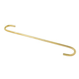National Hardware N275248 Extender S Hook, 12 Lb, 12 in L, Steel, 12 Inch, Brass