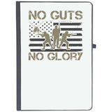 Udnag Ruled Notebook Diary Military | No Guts No Glory, [A5 80Pages 80Gsm]