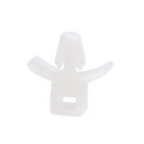 Uxcell Cable Tie Base Saddle Type Mount Wire Holder Permanently Anchor To Wall Desk 15.5X15X6.5Mm White 50Pcs
