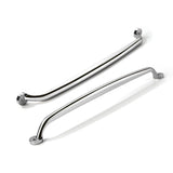 CABDM 5 Pack 12 inch Hole Center Polished Chrome Cabinet Pulls - Heavy Duty Solid Drawer Hardware Handles Kitchen Vanity Bathroo