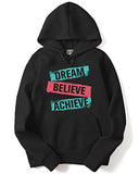 Adro Men'S Cotton Hooded Hoodie (H20-M-Dba-Bl_Black_Xl)