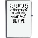 Udnag Ruled Notebook Diary Fearless | Be Fearless, [A5 80Pages 80Gsm]