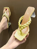 Shoetopia Women'S Flat Sandal/Green /Eu38 / Uk5,Green,5,B0BSC966MZ