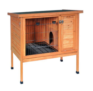 Prevue Hendryx Prevue Pet Products Small 460 Rabbit Hutch, Stained Wood