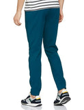 FYLTR Men's Taper Fit Stretch Cotton Joggers with Elasticated Waistband & Drawstrings,Surreal Teal
