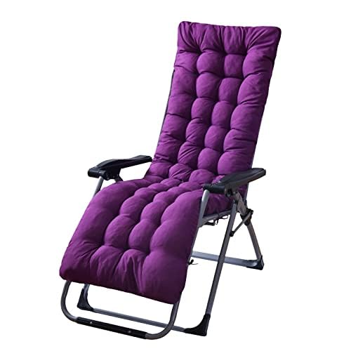 KOCASO 67x22x3in Chaise Lounger Cushion Bench Patio Recliner Rocking Chair Sofa Mat Deck Chair Cushion Indoor Outdoor Furniture 