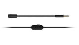 SteelSeries Tusq Gaming Earphones with Detachable Microphone Noise Cancelling for PC/PS/Switch/Smartphone,Ear-Hook,Black,3 Setti