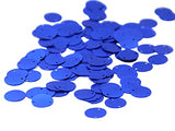 The Design Cart Blue Two Hole Circular Sequins, 100 Grams, 1.2 cms Sequins for Embroidery Work, Jewellery Making, Designing, Emb