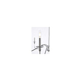 Living District Rohan 6-Light Mid-Century Metal Chandelier In Polished Nickel