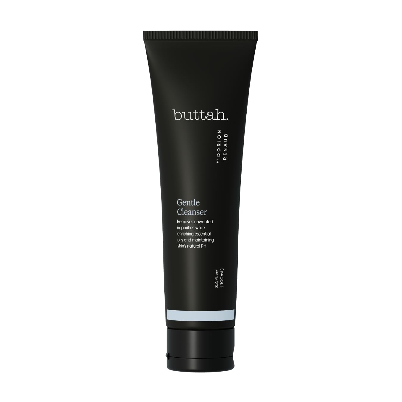Buttah Skin by Dorion Renaud Facial Cleanser 3.4oz - Clarifying Face Wash - Oil & Dirt Extracting Wash - Daily Cleansing - Natur