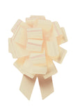 Feronia Packaging Pull Bow for Wedding Gift Baskets, 5.5 Inch 20 Loop (Egg Shell)