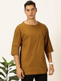 Thomas Scott Men'S Linen Relaxed Shirt (Ts1525_Brown Brown 2Xl