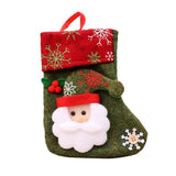 Heavenglow 4Xnonwoven Fabric Christmas Stockings Xmas Decor Pendant Gift Bag Santa Claus| Home Improvement