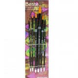 Creative Mark Beste Golden Taklon Hair Brushes Watercolor Paint Brushes for Acrylic, Watercolor, WaterSoluble Oil, and Any We