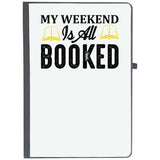 Udnag Ruled Notebook Diary Travelling | My Weekend Is All Booked, [A5 80Pages 80Gsm]