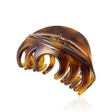 Rosette Large Chic Styling Glass Claw Clip Hair Clamps Grips Hairpins Barrettes for Indoor/Outdoor Use - Thick Hair, Women and G