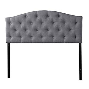 Baxton Studio Myra Headboard, Queen, Grey