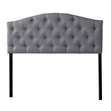 Baxton Studio Myra Headboard, Queen, Grey