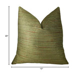 Plutus Brands Plutus Honeysuckle Handmade Throw Pillow, 12 X 20, Taupe