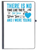 Udnag Ruled Notebook Diary Love | There Is No Time Like The Old Time, When You And I Were Young, [A5 80Pages 80Gsm]