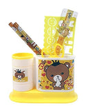 Laxmi Collection Plastic Perpetual Bliss Pen Holder with Photo Frame (Multicolour)