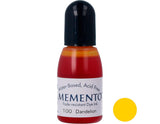 Tsukineko 1/2 Fluid Ounce Memento FadeResistant WaterBased Dye Inker, Dandelion