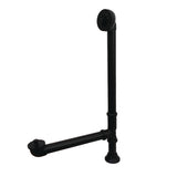 Kingston Brass CC2080 Clawfoot Tub Waste & Overflow Drain, Matte Black