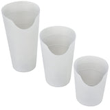 Vive Nosey Cup (3 Pack) - Cut Out Drinking Glass for Controlled Sips and Portions - Drink Cup for Stable & Fixed Drinking Positi