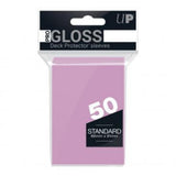 Ultra PRO - 50ct Standard Size Card Protector Sleeves (Bright Pink) - Protect You Collectible Trading Cards, Sports Cards, & Gam