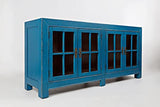 Aquitaine 70'' Distressed Farmhouse Accent Cabinet